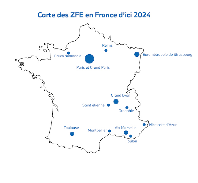 zones ZFE France
